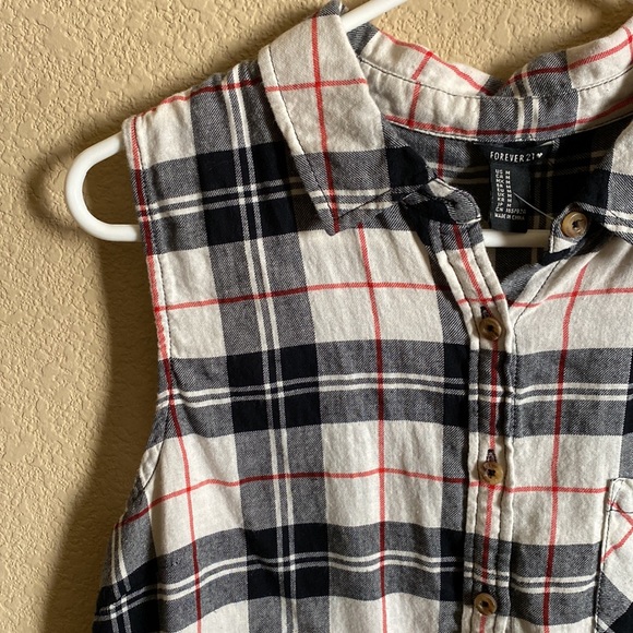 Plaid crop top - Picture 2 of 3